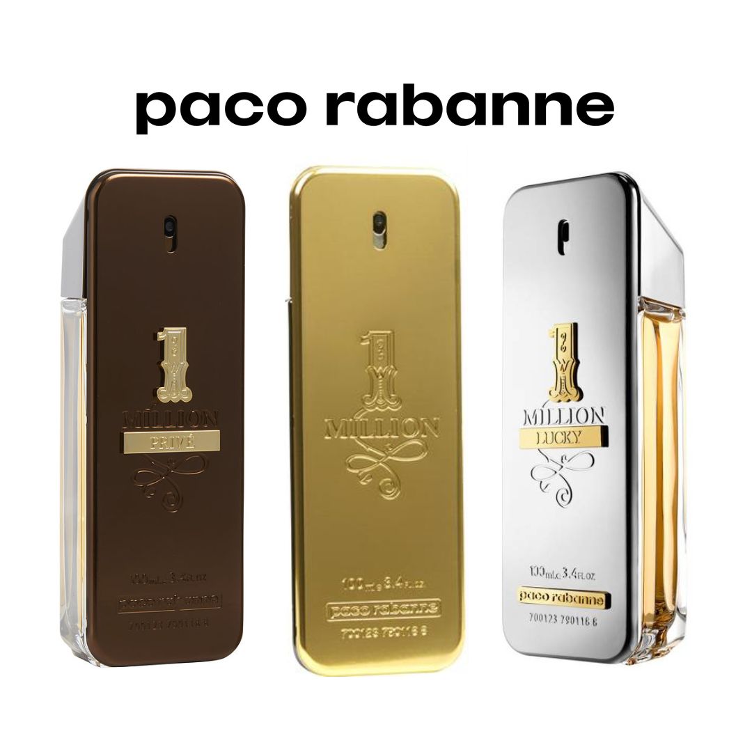 PROMO 17 PERFUMES ONE MILLION PRIVE, ONE MILLION Y ONE MILLION LUCKY TODOS 100 ML